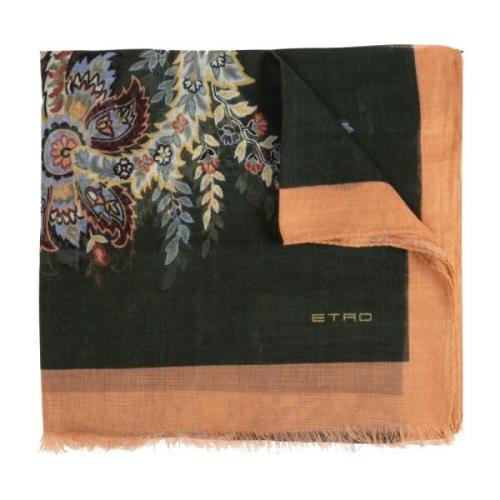 Etro Halsduk med tryck Multicolor, Dam