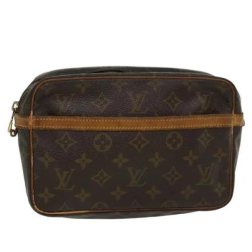 Louis Vuitton Vintage Pre-owned Canvas kuvertvskor Brown, Dam