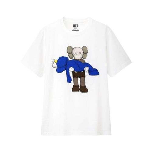 Kaws Begränsad upplaga Gone Tee Vit White, Herr