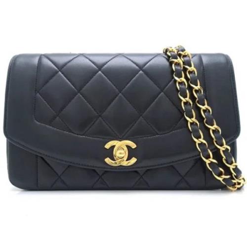 Chanel Vintage Pre-owned Laeder axelremsvskor Black, Dam