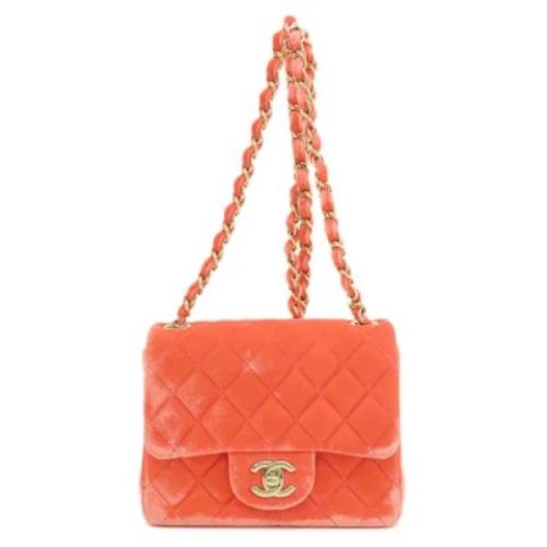 Chanel Vintage Pre-owned Paels axelremsvskor Orange, Dam