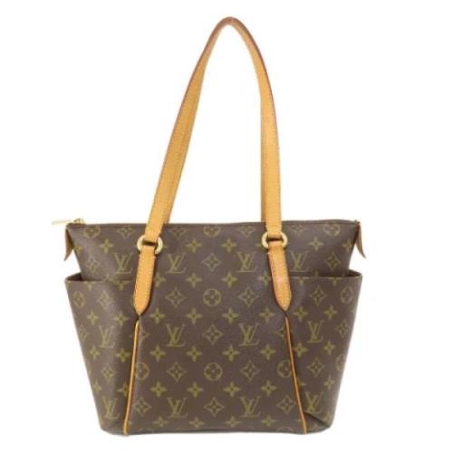 Louis Vuitton Vintage Pre-owned Tyg louis-vuitton-vskor Brown, Dam