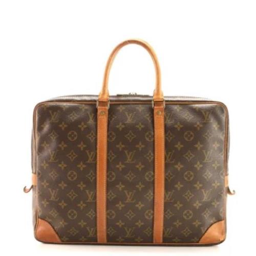 Louis Vuitton Vintage Pre-owned Canvas handvskor Brown, Herr