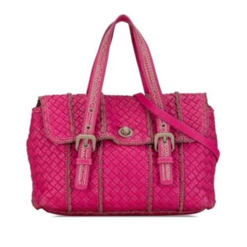 Bottega Veneta Vintage Pre-owned Laeder handvskor Pink, Dam