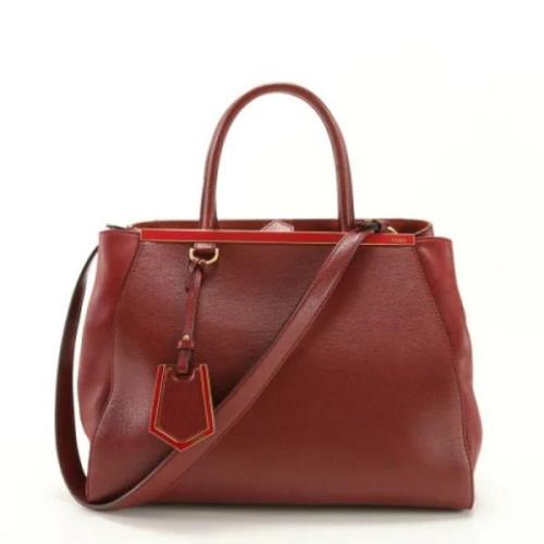 Fendi Vintage Pre-owned Laeder totevskor Red, Dam