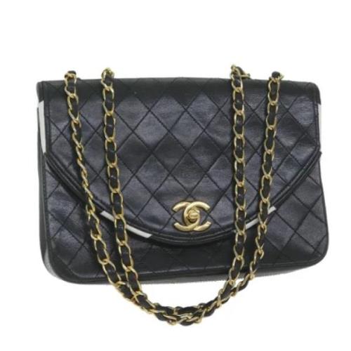 Chanel Vintage Pre-owned Tyg chanel-vskor Black, Dam