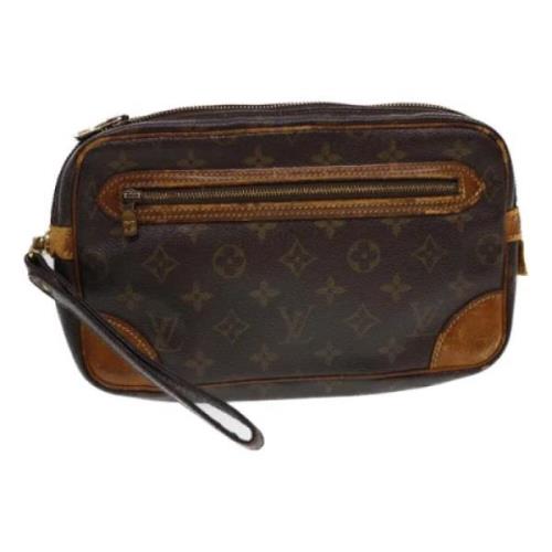 Louis Vuitton Vintage Pre-owned Canvas kuvertvskor Brown, Dam