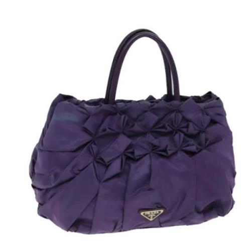 Prada Vintage Pre-owned Nylon prada-vskor Purple, Dam