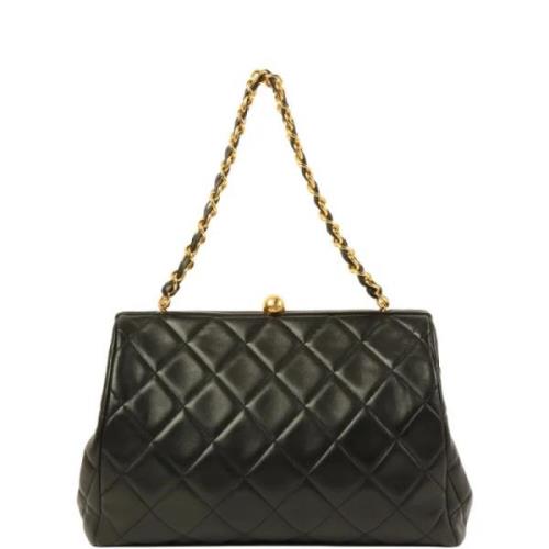 Chanel Vintage Pre-owned Tyg chanel-vskor Black, Dam