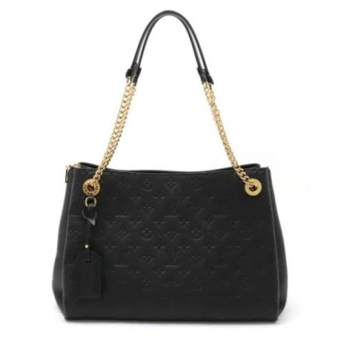 Louis Vuitton Vintage Pre-owned Tyg louis-vuitton-vskor Black, Dam