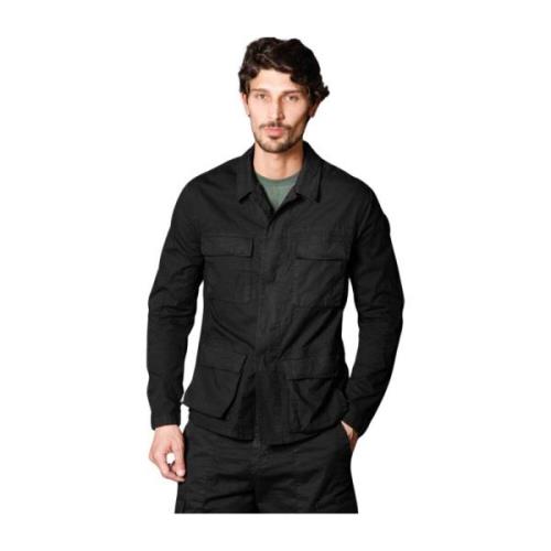 Mason's Herr Overshirt i Ripstop Limited Edition Black, Herr