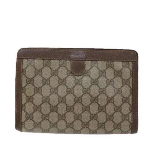 Gucci Vintage Pre-owned Laeder kuvertvskor Brown, Dam