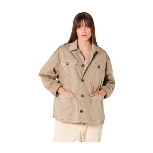 Mason's Broderad Field Jacket Florance Beige, Dam