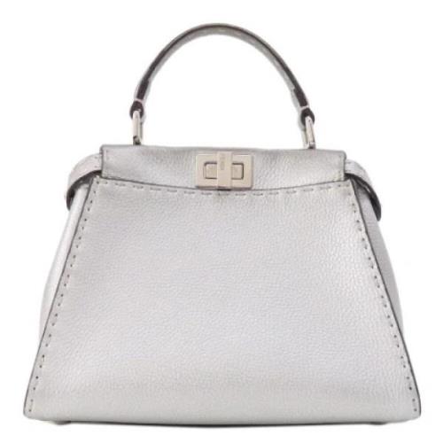 Fendi Vintage Pre-owned Tyg handvskor Gray, Dam