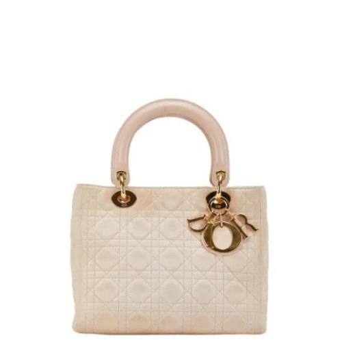 Dior Vintage Pre-owned Tyg dior-vskor Beige, Dam