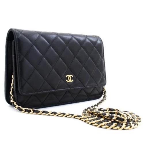 Chanel Vintage Pre-owned Laeder chanel-vskor Black, Dam