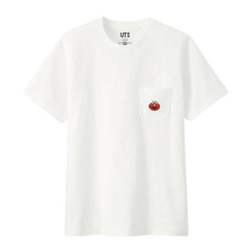 Kaws Sesame Street Elmo Pocket Tee White, Herr