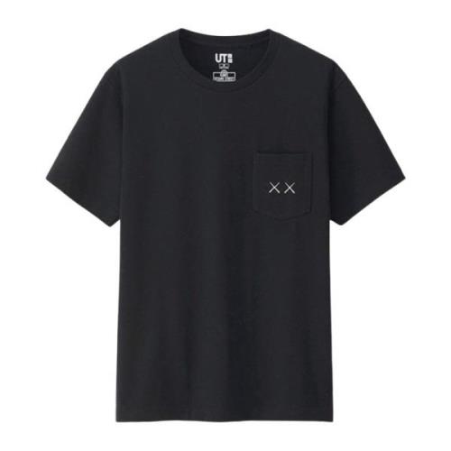 Kaws Sesame Street Pocket Tee Limited Edition Black, Herr