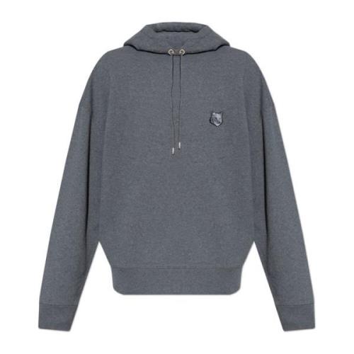 Maison Kitsuné Hoodie Gray, Herr