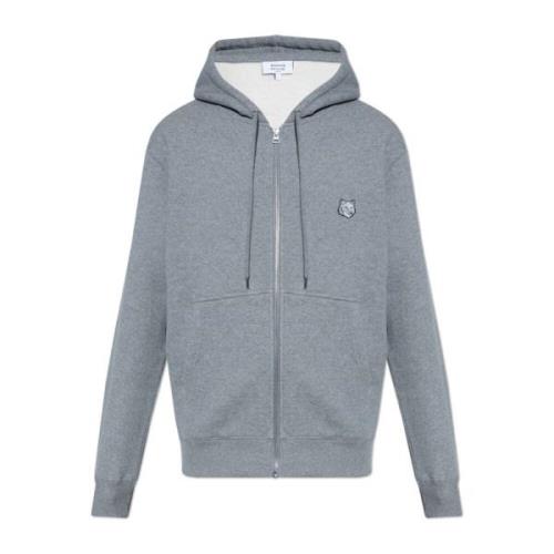 Maison Kitsuné Dragkedja-sweatshirt Gray, Herr