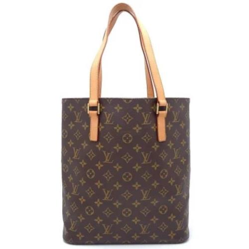 Louis Vuitton Vintage Pre-owned Canvas axelremsvskor Brown, Dam