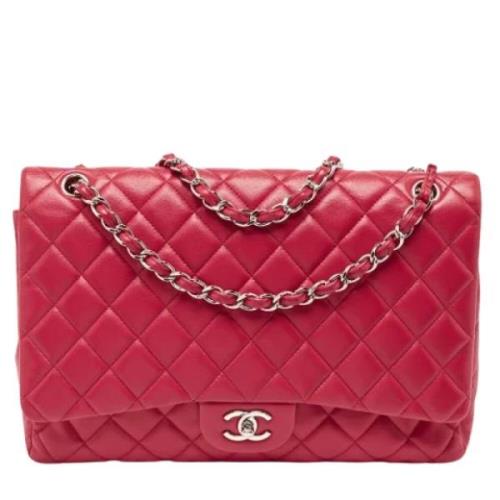 Chanel Vintage Pre-owned Laeder chanel-vskor Red, Dam