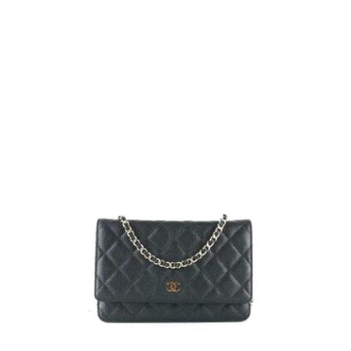 Chanel Vintage Pre-owned Laeder chanel-vskor Black, Dam