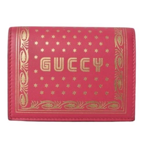 Gucci Vintage Pre-owned Laeder plnbcker Pink, Dam