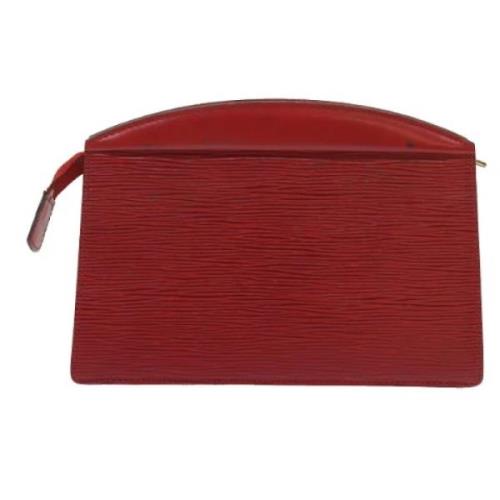 Louis Vuitton Vintage Pre-owned Laeder kuvertvskor Red, Dam