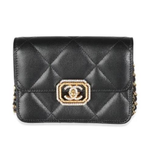 Chanel Vintage Pre-owned Laeder chanel-vskor Black, Dam