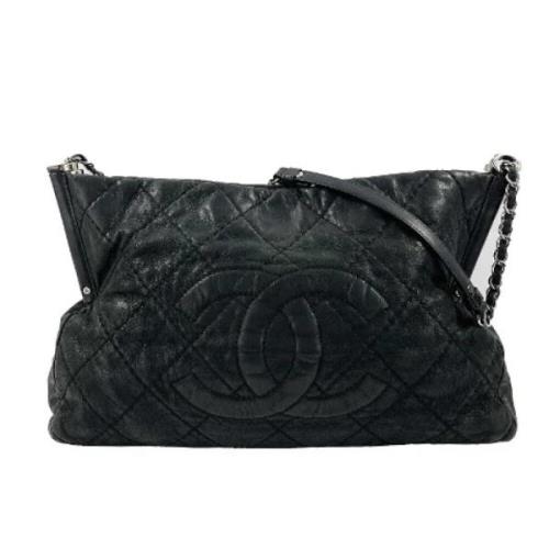 Chanel Vintage Pre-owned Laeder chanel-vskor Black, Dam