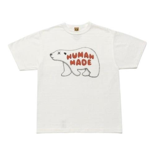 Kaws Begränsad upplaga vit T-shirt med logotyp White, Herr