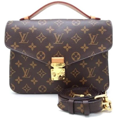 Louis Vuitton Vintage Pre-owned Canvas handvskor Brown, Dam