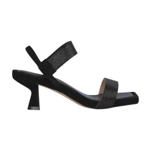 Alma EN Pena Kristall killing häl sandal Black, Dam