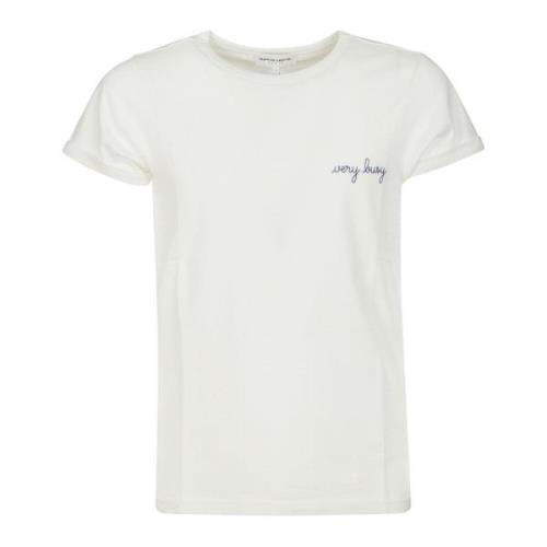 Maison Labiche Ekologisk Bomull Busy T-shirt White, Herr