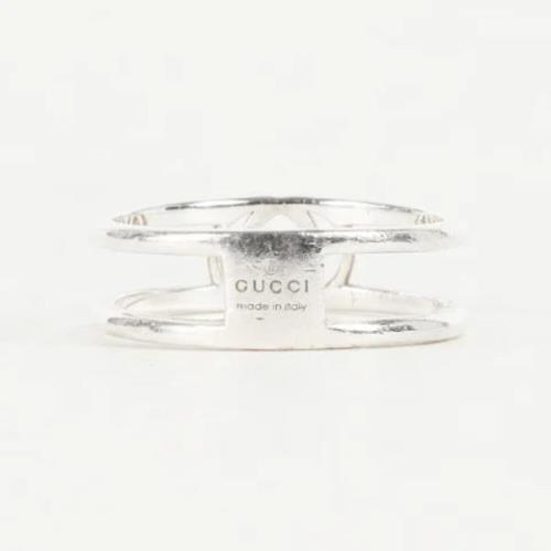 Gucci Vintage Pre-owned Metall ringar Gray, Dam