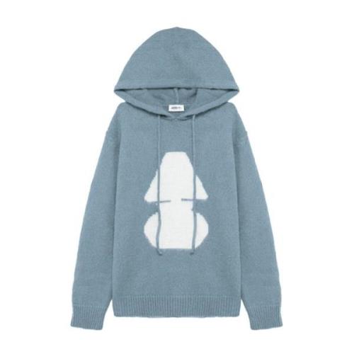 Autry Moln Effekt Hoodie Blue, Herr