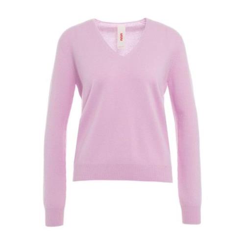 MVM Rosa Stickat Aw24 Pink, Dam