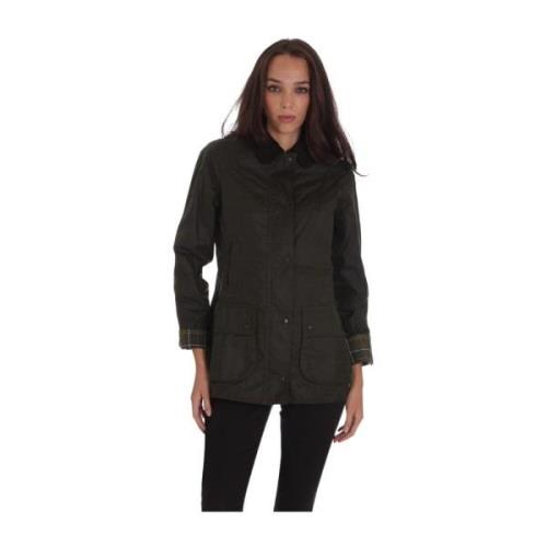 Barbour Klassisk Beadnell Vaxjacka Green, Dam