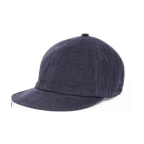 Fendi Chic Hat for Men and Women Blue, Herr