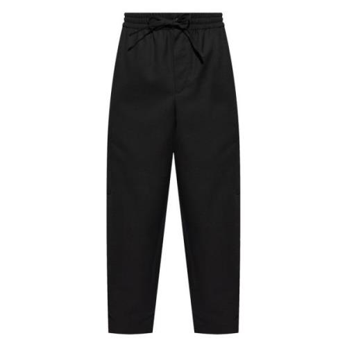 Kenzo Svarta Cargo Joggingbyxor med Dragsko Black, Herr