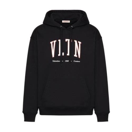 Valentino Stilren Sweatshirt för Män Black, Herr