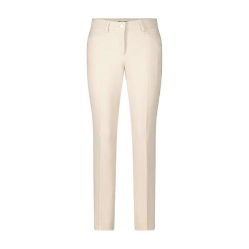 Cambio Elegant Casual Byxor Beige, Dam