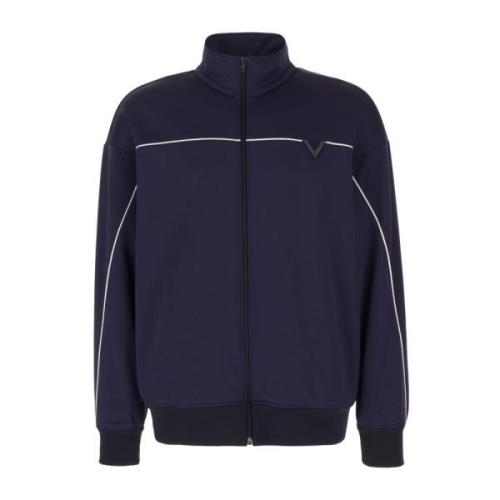 Valentino Garavani Stiligt Sweatshirt för Män Blue, Herr