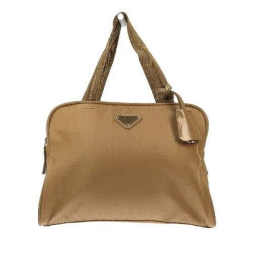 Prada Vintage Pre-owned Nylon prada-vskor Brown, Dam