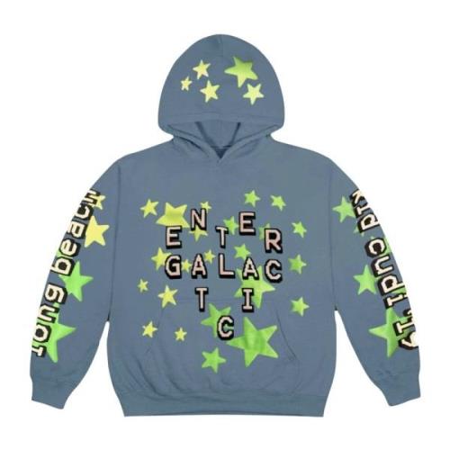 Cactus Plant Flea Market Galaktisk Hoodie Blå Limited Edition Blue, He...