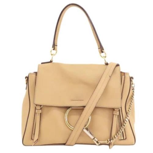 Chloé Pre-owned Pre-owned Laeder handvskor Beige, Dam