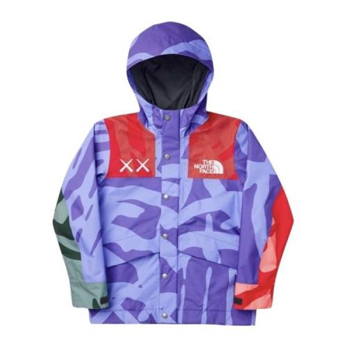 Kaws Youth Mountain Parka Jacket Purple/Red Multicolor, Herr