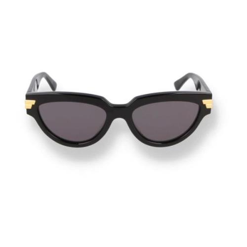 Bottega Veneta Svarta Cat Eye Solglasögon Black, Dam