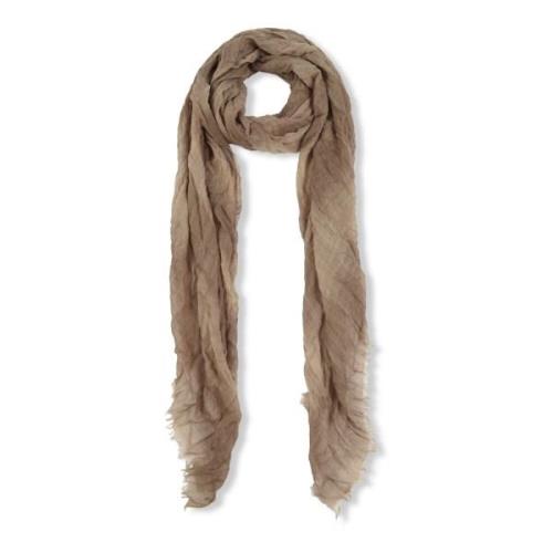 Cortana Randig Mink Kashmir Siden Scarf Brown, Dam